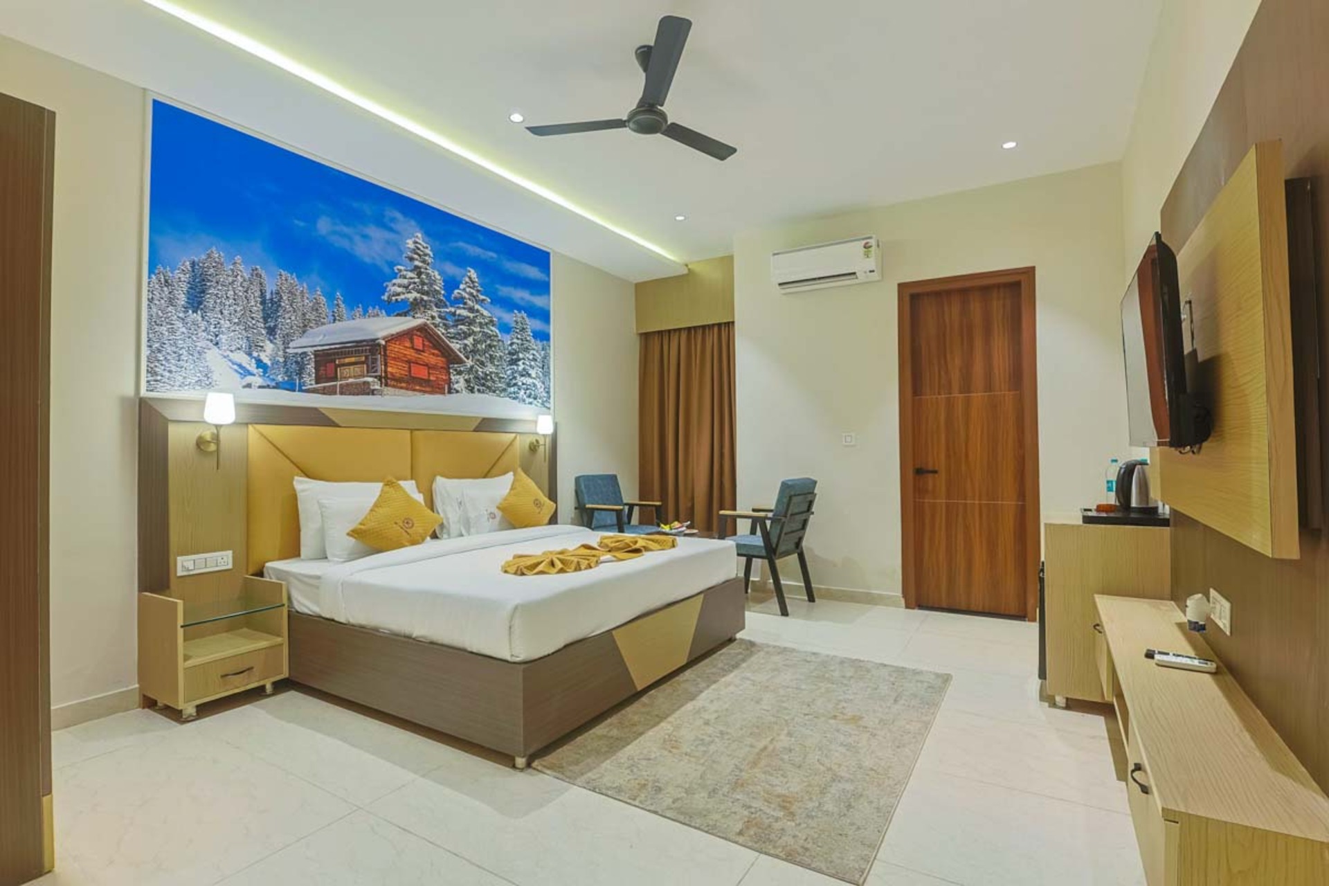Fawn Nest room at Hill Turn Corbett resort